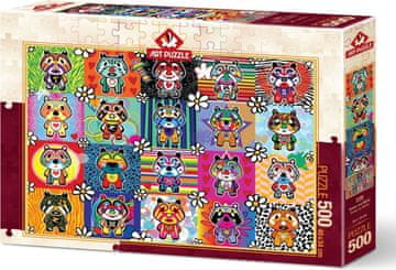 Art puzzle Sestavljanka Tantan in Momo 500 kosov