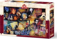 Art puzzle Sestavljanka Pomembni skladatelji 500 kosov