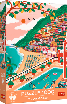 Trefl Puzzle Premium Plus Umetnost barv: Positano, Italija 1000 kosov