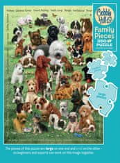 Cobble Hill Družinska sestavljanka Puppy Love 350 kosov