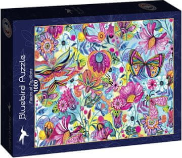 BLUEBIRD Puzzle Cvetovi in metulji 1000 kosov