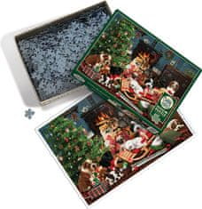 Cobble Hill Božični kužki Puzzle 1000 kosov