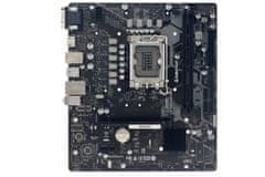 Biostar BIOSTAR H610MH D5 matična plošča, mikro ATX, podpora za Intel Core, DDR5, 96 GB pomnilnika, 7.1 avdio, črna