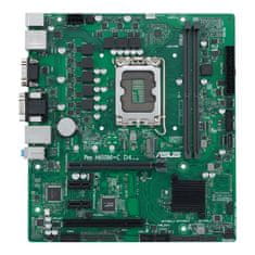 ASUS ASUS PRO H610M-C D4-CSM Matična plošča Intel H610 LGA 1700, micro ATX, podpira DDR4, 64GB, HDMI, 7.1 avdio