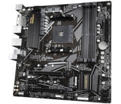 Gigabyte Gigabyte B550M DS3H Micro ATX matična plošča z AMD Socket AM4, podporo za Ryzen 3. generacije in do 128 GB RAM-a