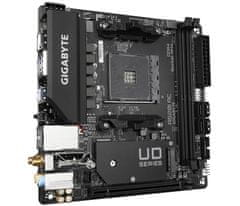 Gigabyte GIGABYTE A520I AC Matična plošča - Podpora za AMD Ryzen 5000, mini ITX, 6-fazni digitalni VRM, WIFI, USB 3.2 Gen1