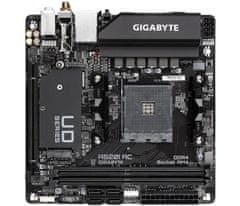 Gigabyte GIGABYTE A520I AC Matična plošča - Podpora za AMD Ryzen 5000, mini ITX, 6-fazni digitalni VRM, WIFI, USB 3.2 Gen1
