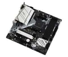ASRock Asrock B550M Pro4 matična plošča AM4 micro ATX za AMD Ryzen procesorje z napredno zvočno podporo in DDR4 pomnilnikom