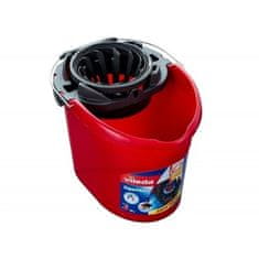 Vileda Vedro z ožemalnikom Vileda Torsion Power, rdeče, kapaciteta 10L, enotna konstrukcija, iz tehnopolimera