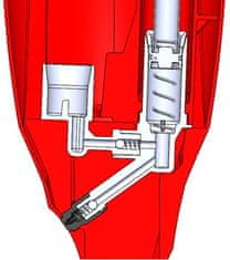 Vileda Vileda 1-2 Spray Max Mop s 0,6 L vode, antibakterijski, rdeče-bele barve, 1 kos, plastičen in mikrovlakninasti material