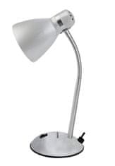 Esperanza Svetilka za mizo Esperanza ELD113S v srebrni barvi, moderna, prilagodljiva, LED, dolžina kabla 1,2 m, 12 W.