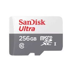 SanDisk SanDisk Ultra 256 GB MicroSDXC UHS-I Class 10 - Hitrost branja do 100 MB/s, hitrost zapisovanja do 10 MB/s