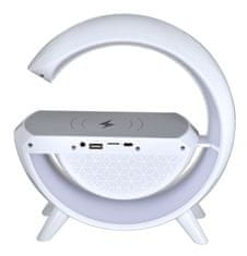 ActiveJet Activejet AJE-SOLO RGB LED glasbena svetilka s Bluetooth in brezžičnim polnjenjem, 5 W, 10 ur delovanja, moderna oblikovanje