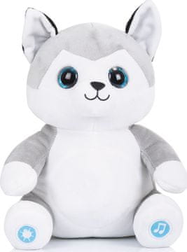 Chipolino Plišasti haski z lučkami in glasbo