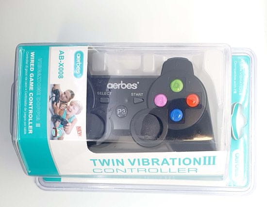 Aerbes Žični PC / PS3 Igralni Plošček Playstation 3, Računalnik, Android TV Gamepad