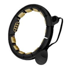 HMS masažni hula hoop z utežmi HHM13 črn
