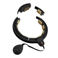 HMS masažni hula hoop z utežmi HHM13 črn