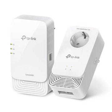 Powerline ethernet TP-Link PGW2440 KIT G.hn adapter (1428 Mb/s), 1x GLan, Wifi AX1800