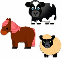 Djeco Moje prve nalepke - Kmečke živali