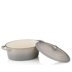 Kela Ponev KL-12859 litoželezna posodica s pokrovom CALIDO 29x23x11cm siva