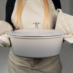 Kela Ponev KL-12859 litoželezna posodica s pokrovom CALIDO 29x23x11cm siva