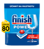 Finish Lemon Sparkle Power All in One tablete za pomivalni stroj, 80 kosov