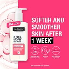Neutrogena Posvetljujoči čistilni gel za problematično kožo Clear & Radiant (gel za umivanje obraza) 200 ml