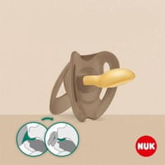 Nuk For Nature Lateksni dudelec 6-18 m 2 kosa škatla rdeča - 6-18 m