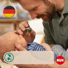 Nuk For Nature Lateksni dudelec 6-18 m 2 kosa škatla rdeča - 6-18 m