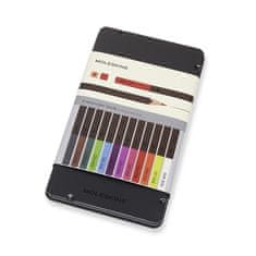 Moleskine Akvarelne barvice - kovinska škatlica - 12 barv