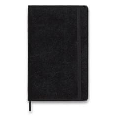Moleskine Beležnica Velvet - trde platnice, L, z vrsticami - vijolična