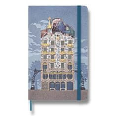 Moleskine Beležnica Casa Batlló - trda platnica L, linijirana