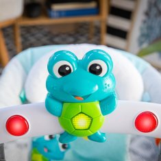 Baby Einstein Kick to It Neptun Glasbeni vibracijski ležalnik z lučkami do 9 kg