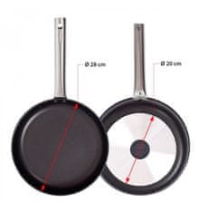 Valira Aluminijasta ponev / 28cm / 3mm / Non-Stick