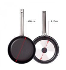 Valira Aluminijasta ponev / 24cm / 3mm / Non-Stick