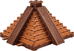 Wooden city 3D lesena sestavljanka Soba pobega: piramida Majev
