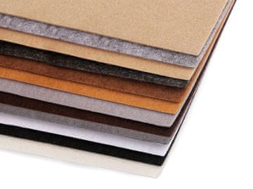 Tkanina dekorativni filc / filc 20x30 cm - mešanica (12 kosov)