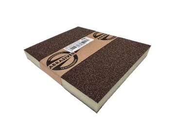 Abrazivna goba 4-stranska 100x70x25mm zrnatost 220