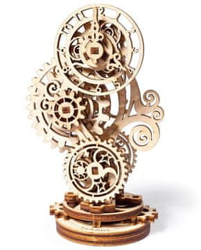UGEARS 3D lesena mehanska uganka Steampunk ura