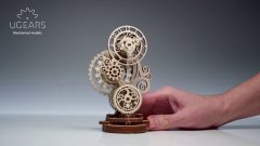 UGEARS 3D lesena mehanska uganka Steampunk ura