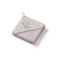 BabyOno Brisača s kapuco Bamboo grey 100x100 cm