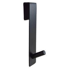 Sepio Obešalnik za vrata 6x20cm iz nerjavečega jekla BLACK
