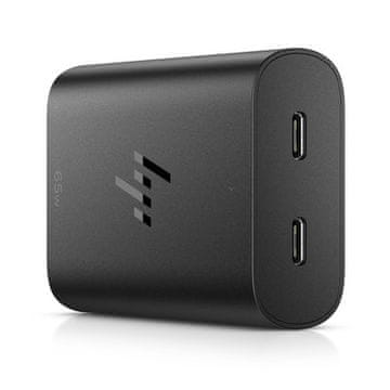 HP 65W polnilec za prenosne računalnike USB-C iz galijevega nitrida