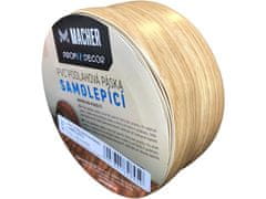 Samolepilni trak za tla 52 mm/5 m PVC naravni hrast