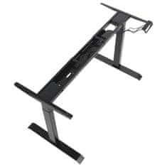 Okvir z električno nastavitvijo višine UT04E-2T/B. Ima dva motorja. Nastavitev višine in dolžine. Črna.