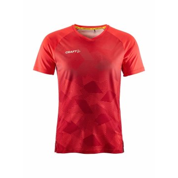 Craft Majice obutev za trening rdeča Premier Fade Jersey