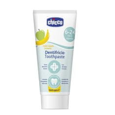 CHICCO Fluoridna zobna pasta z jabolkom in banano 50ml, 6-24m