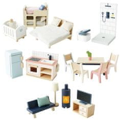 Le Toy Van Pohištvo Starter kompletni set hiške