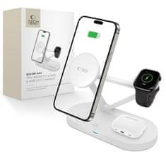 Tech-protect A41 3in1 polnilec za mobitelni telefon / Apple Watch / AirPods 15W, bela