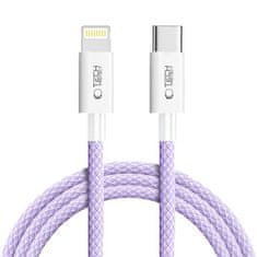Tech-protect Ultraboost Lite kabel USB-C / Lightning PD 27W / 3A 2m, vijolična